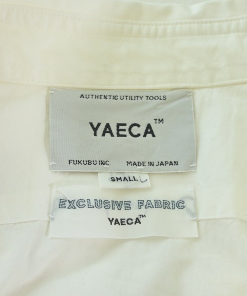 YAECA（ヤエカ）カジュアルシャツ 白 サイズ:S メンズ/2200605815049
