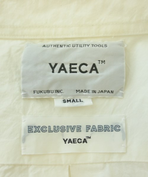 YAECA（ヤエカ）カジュアルシャツ 白 サイズ:S メンズ/2200605815087