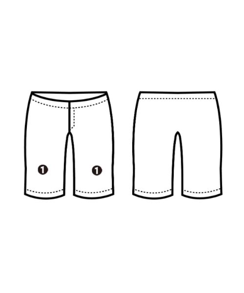 YAECA（ヤエカ）ショートパンツ グレー サイズ:32(L位) メンズ/2200673377128