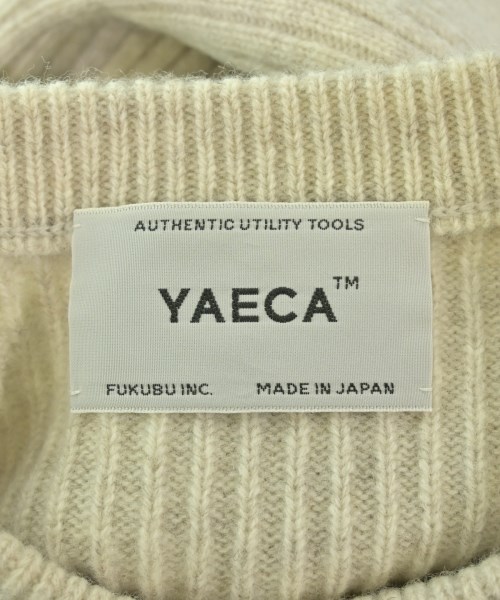 YAECA（ヤエカ）ニット・セーター ベージュ サイズ:S メンズ/2200671579067