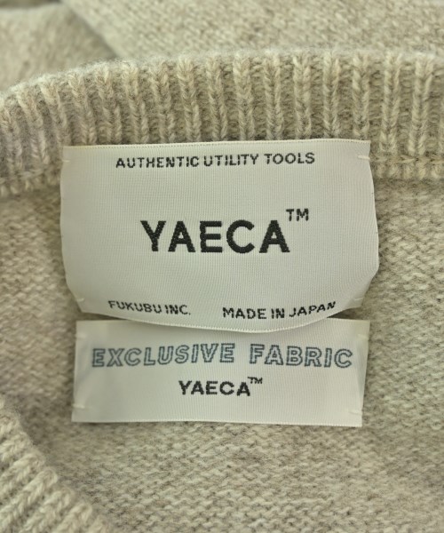 YAECA（ヤエカ）ニット・セーター ベージュ サイズ:S メンズ/2200671579074