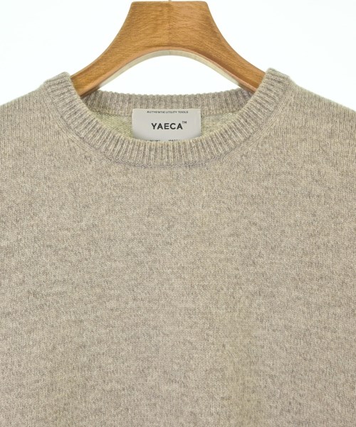 YAECA（ヤエカ）ニット・セーター ベージュ サイズ:S メンズ/2200671579074