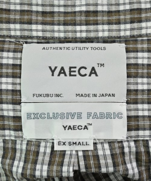 YAECA（ヤエカ）カジュアルシャツ 白 サイズ:XS メンズ/2200671579111