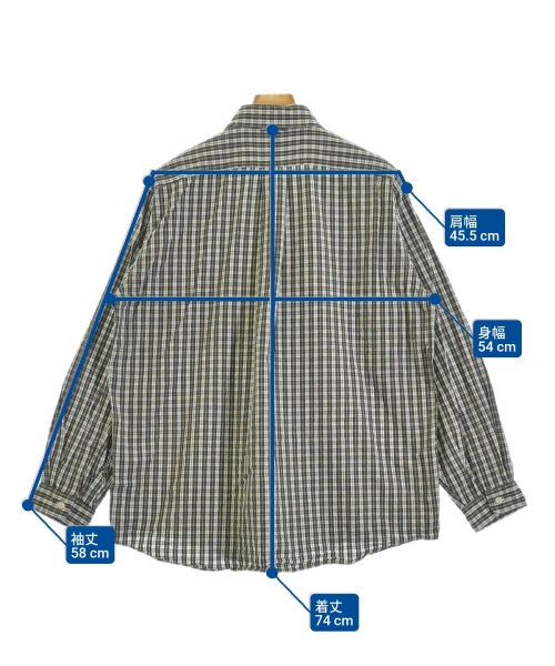 YAECA（ヤエカ）カジュアルシャツ 白 サイズ:XS メンズ/2200671579111