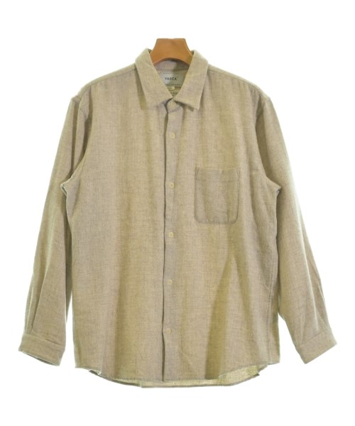 YAECA(ヤエカ)カジュアルシャツ ベージュ サイズ:S/2200671579159