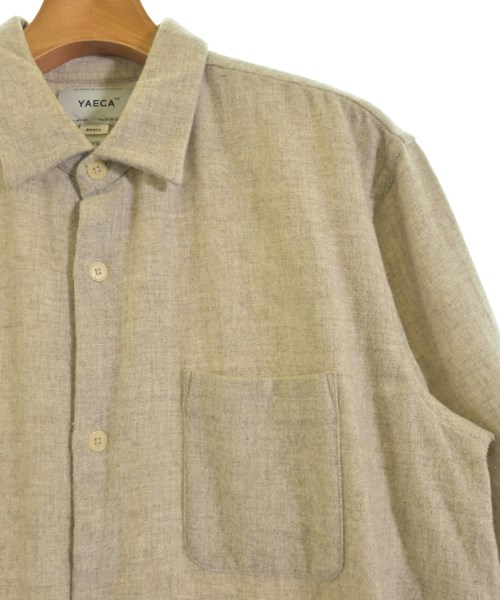 YAECA（ヤエカ）カジュアルシャツ ベージュ サイズ:S メンズ/2200671579159