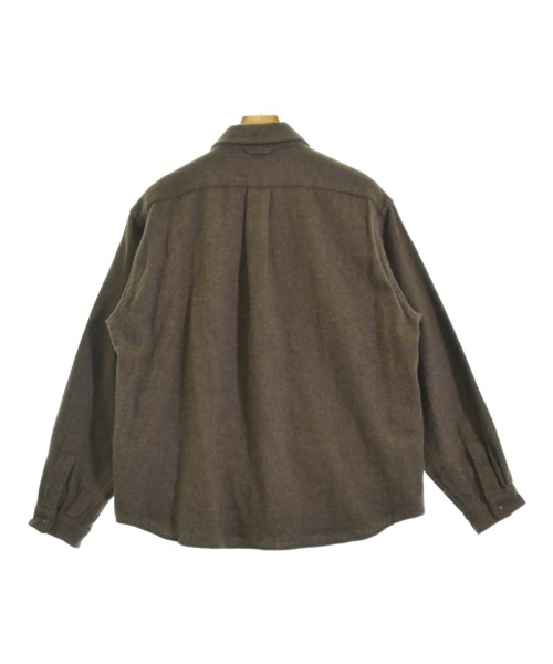 YAECA（ヤエカ）カジュアルシャツ 茶 サイズ:S メンズ/2200671579166