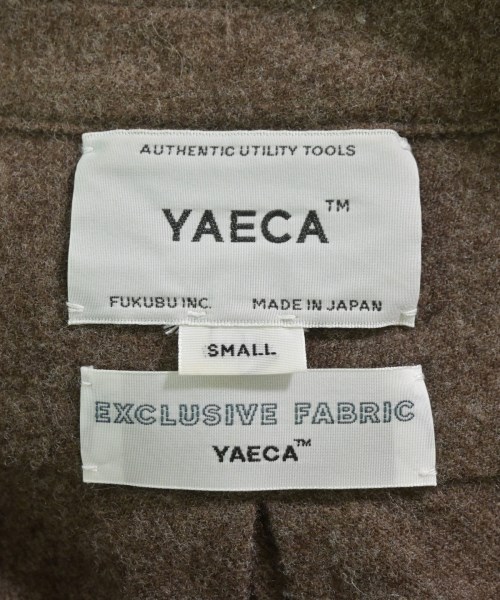 YAECA（ヤエカ）カジュアルシャツ 茶 サイズ:S メンズ/2200671579166