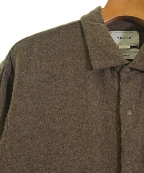 YAECA（ヤエカ）カジュアルシャツ 茶 サイズ:S メンズ/2200671579166
