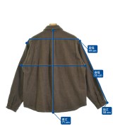 YAECA（ヤエカ）カジュアルシャツ 茶 サイズ:S メンズ/2200671579166