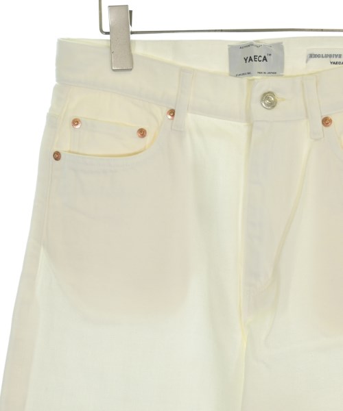 YAECA（ヤエカ）デニムパンツ 白 サイズ:30(M位) メンズ/2200601361182