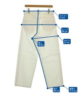 YAECA（ヤエカ）デニムパンツ 白 サイズ:30(M位) メンズ/2200601361182