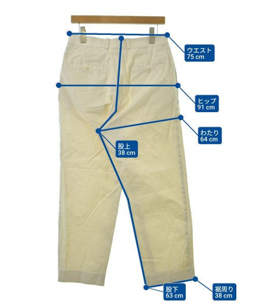 YAECA（ヤエカ）チノパン 白 サイズ:30(M位) メンズ/2200678207048