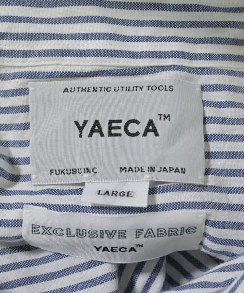 YAECA（ヤエカ）カジュアルシャツ 白 サイズ:L メンズ/2200676790061
