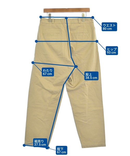 YAECA（ヤエカ）チノパン ベージュ サイズ:30(M位) メンズ/2200677927077