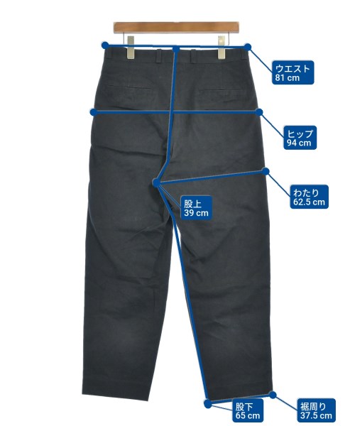 YAECA（ヤエカ）チノパン 紺 サイズ:30(M位) メンズ/2200677927084