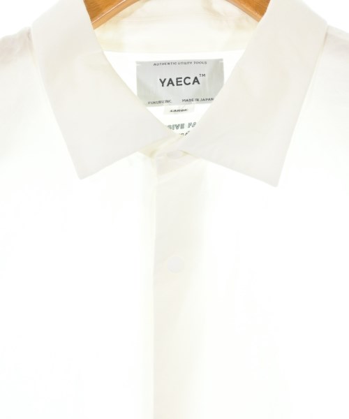 YAECA（ヤエカ）カジュアルシャツ 白 サイズ:L メンズ/2200676658040