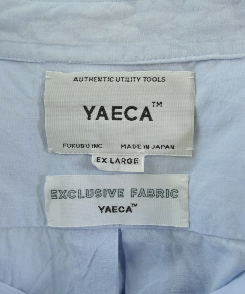 YAECA（ヤエカ）カジュアルシャツ 青 サイズ:XL メンズ/2200700759057