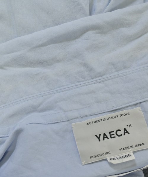 YAECA（ヤエカ）カジュアルシャツ 青 サイズ:XL メンズ/2200700759057