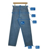 YAECA（ヤエカ）デニムパンツ 青 サイズ:29(S位) メンズ/2200657095017