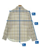 YAECA（ヤエカ）カジュアルシャツ 茶 サイズ:M メンズ/2200655229087