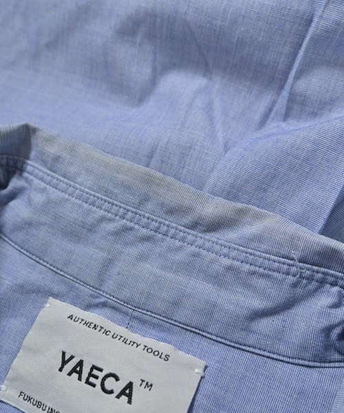 YAECA（ヤエカ）カジュアルシャツ 青 サイズ:M メンズ/2200659720016