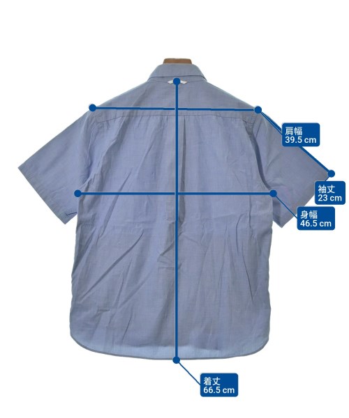 YAECA（ヤエカ）カジュアルシャツ 青 サイズ:M メンズ/2200659720016