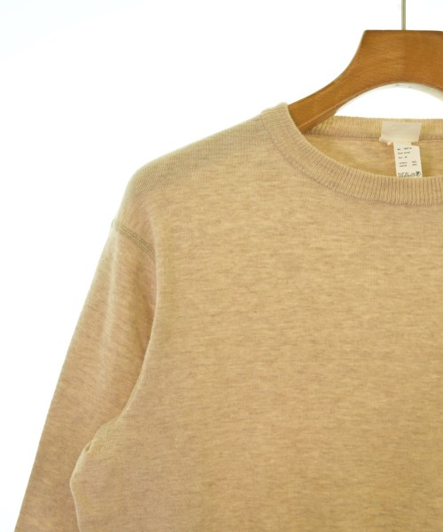 YAECA（ヤエカ）ニット・セーター ベージュ サイズ:S メンズ/2200661081068