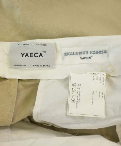 YAECA（ヤエカ）チノパン ベージュ サイズ:32(L位) メンズ/2200710579027