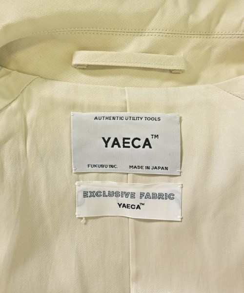 YAECA（ヤエカ）ステンカラーコート 白 サイズ:S メンズ/2200715205013