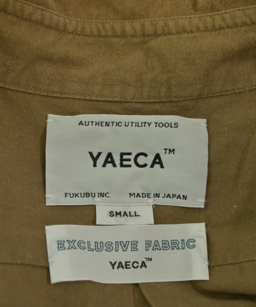 YAECA（ヤエカ）カジュアルシャツ 茶 サイズ:S メンズ/2200716013037