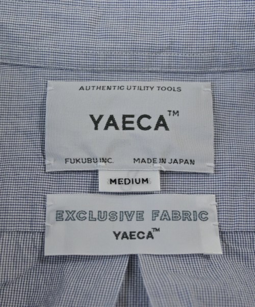 YAECA（ヤエカ）カジュアルシャツ 青 サイズ:M メンズ/2200636135055