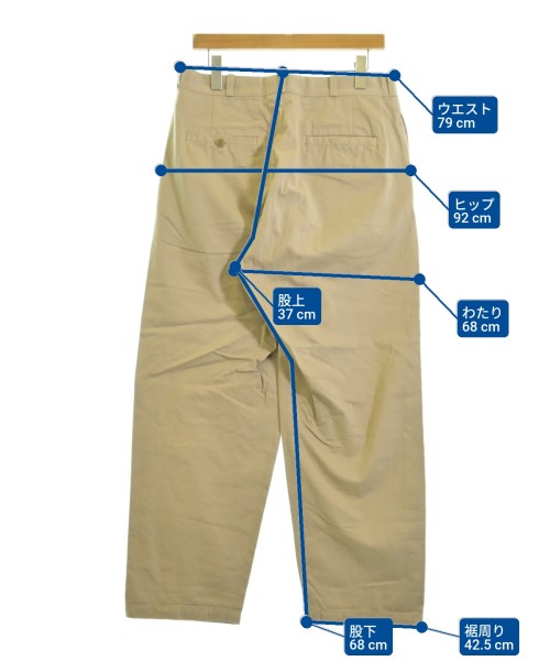 YAECA（ヤエカ）チノパン ベージュ サイズ:32(L位) メンズ/2200646020082