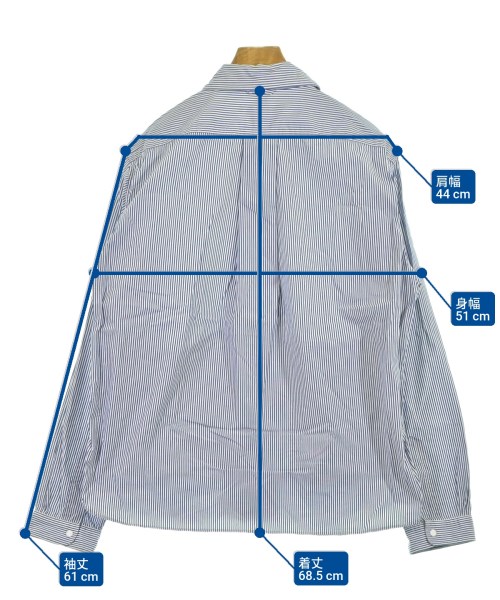 YAECA（ヤエカ）カジュアルシャツ 白 サイズ:3(L位) メンズ/2200636261150