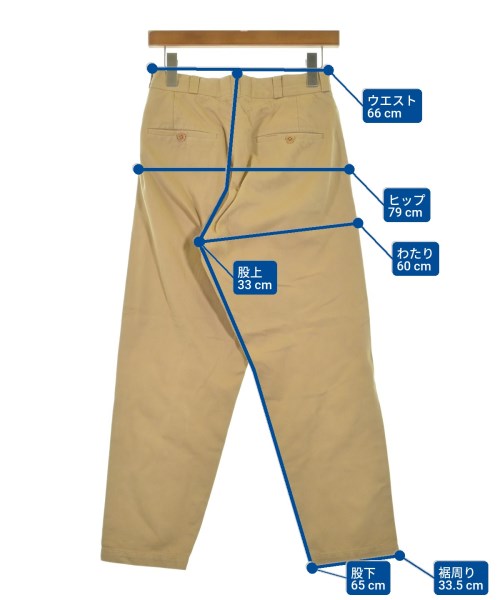 YAECA（ヤエカ）チノパン ベージュ サイズ:29(S位) メンズ/2200649499014