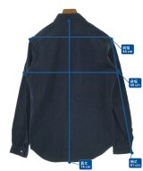 YAECA（ヤエカ）カジュアルシャツ 紺 サイズ:S メンズ/2200640331023