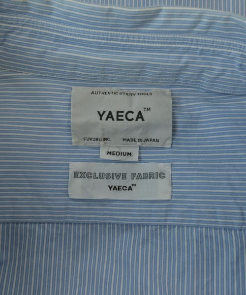YAECA（ヤエカ）カジュアルシャツ 青 サイズ:M メンズ/2200649748105