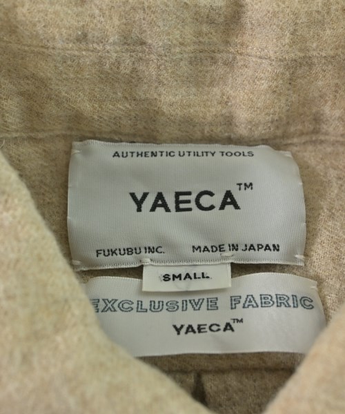 YAECA（ヤエカ）カジュアルシャツ ベージュ サイズ:S メンズ/2200648924050