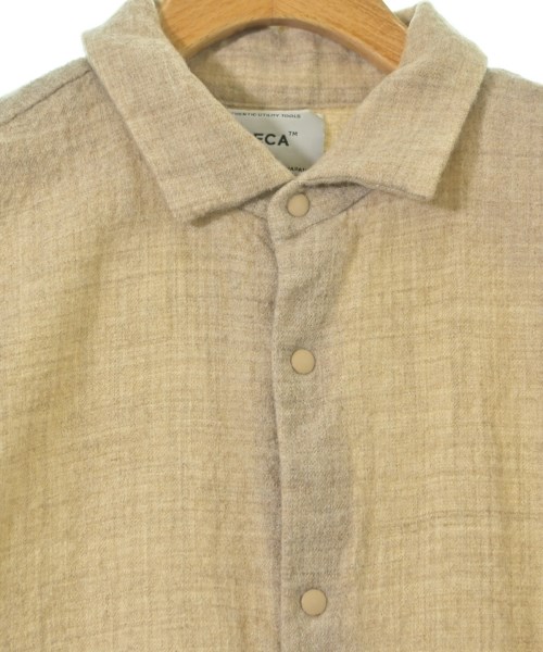 YAECA（ヤエカ）カジュアルシャツ ベージュ サイズ:S メンズ/2200648924050