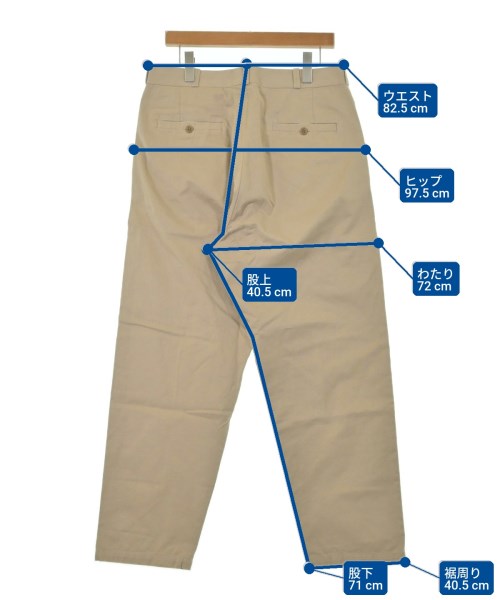 YAECA（ヤエカ）チノパン ベージュ サイズ:34(XL位) メンズ/2200650259089