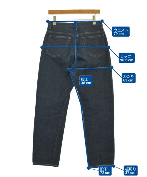 YAECA（ヤエカ）デニムパンツ 紺 サイズ:29(S位) メンズ/2200651639033