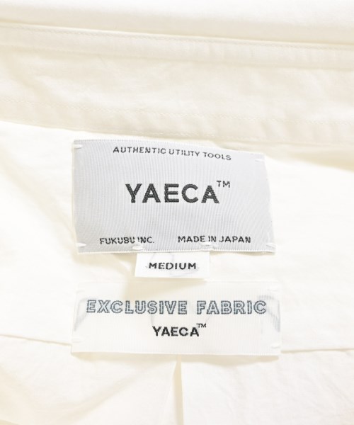 YAECA（ヤエカ）カジュアルシャツ 白 サイズ:M メンズ/2200706949049