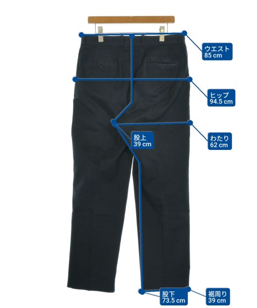 YAECA（ヤエカ）チノパン 紺 サイズ:34(XL位) メンズ/2200663141043