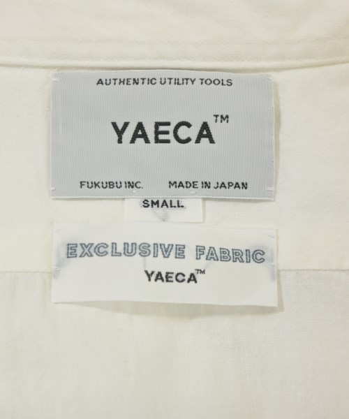 YAECA（ヤエカ）カジュアルシャツ 白 サイズ:S メンズ/2200663972043