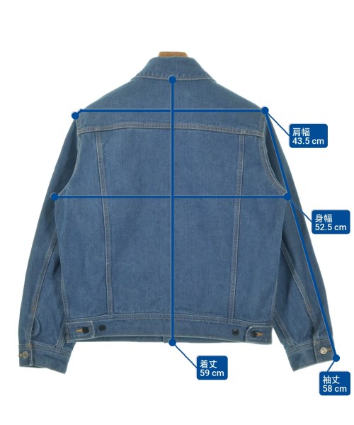 YAECA（ヤエカ）デニムジャケット 青 サイズ:XS メンズ/2200666735010