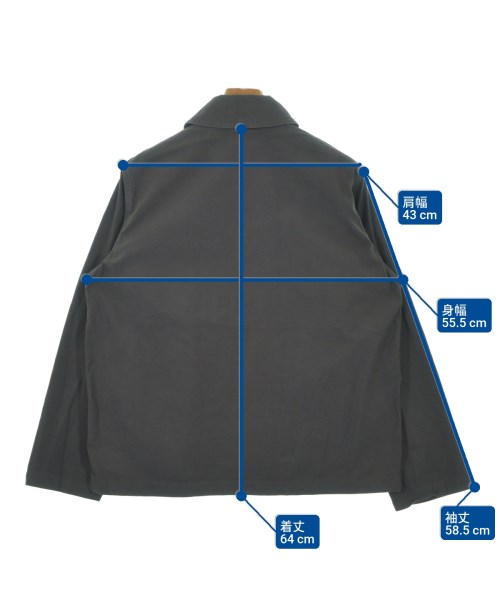 YAECA（ヤエカ）カバーオール グレー サイズ:M メンズ/2200666735096