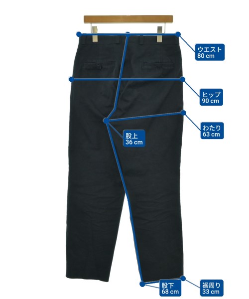 YAECA（ヤエカ）チノパン 紺 サイズ:30(M位) メンズ/2200668228046