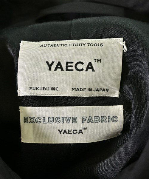 YAECA（ヤエカ）ステンカラーコート 黒 サイズ:M メンズ/2200666743015