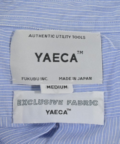 YAECA（ヤエカ）カジュアルシャツ 青 サイズ:M メンズ/2200667506107