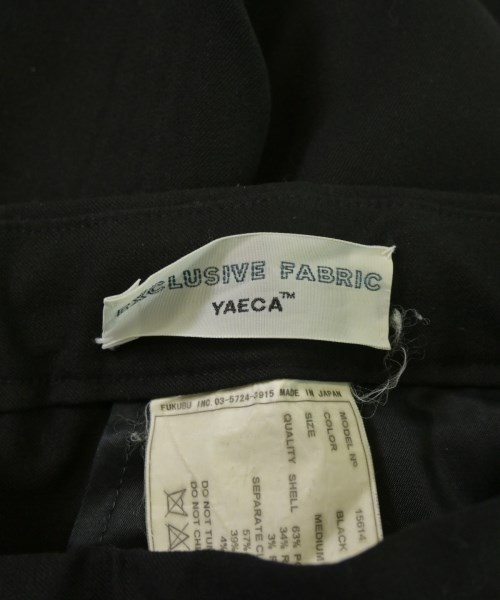 YAECA（ヤエカ）スラックス 黒 サイズ:M メンズ/2200670451050